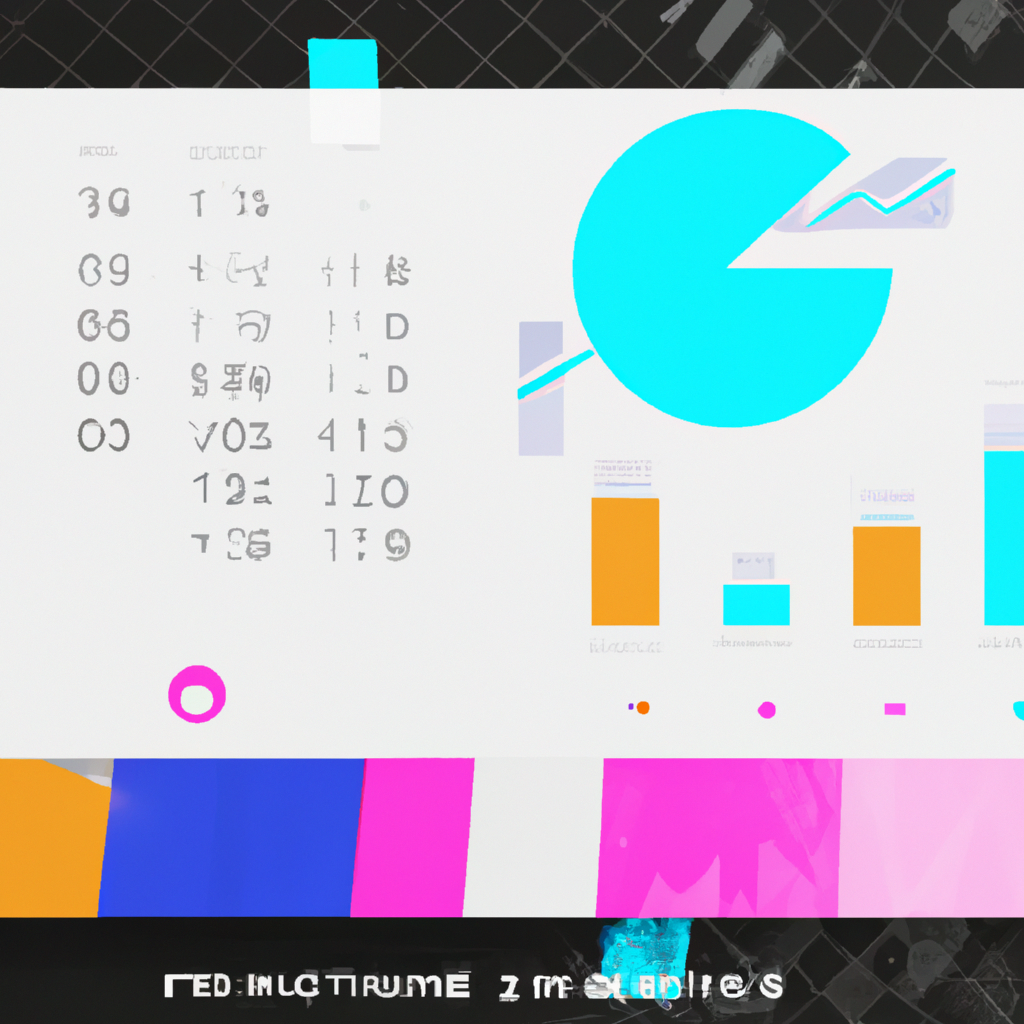 AuricLedger dashboard with neon graphs